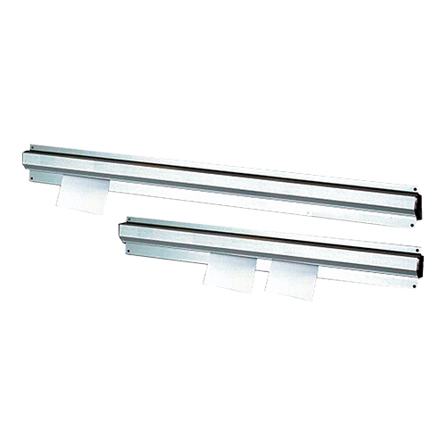 Porte-fiche Alu satiné - 61cm